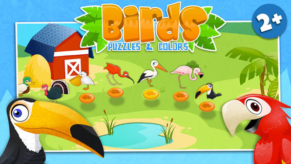 Birds – Puzzle e Disegni da Colorare