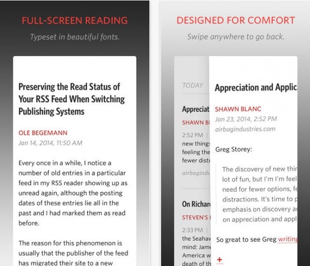Unread, il nuovo reader RSS per iPhone