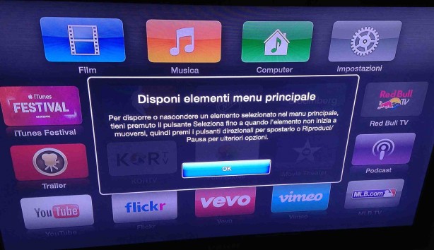 Apple TV: disponibile l’aggiornamento alla versione 6.1