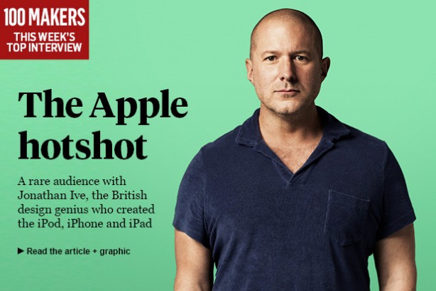 Il Sunday Times ha intervistato Jonathan Ive