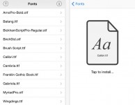 AnyFont: installiamo regolarmente i font su iOS