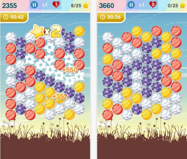 Bubbly Rush: puzzle game gratuito evidenziato da Apple