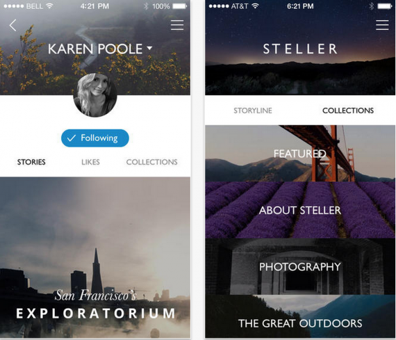 Steller, trasforma foto e video in splendide storie animate