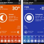 ClearWeather: l’app meteo che mostra i colori del tempo