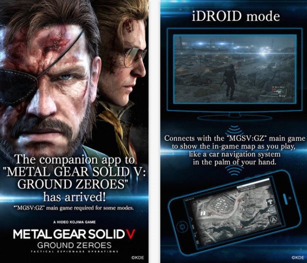 Un’app che rende l’iPhone uno schermo secondario per Metal Gear Solid V