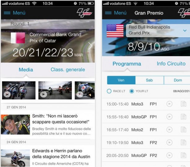 Come seguire il MotoGP su iPhone