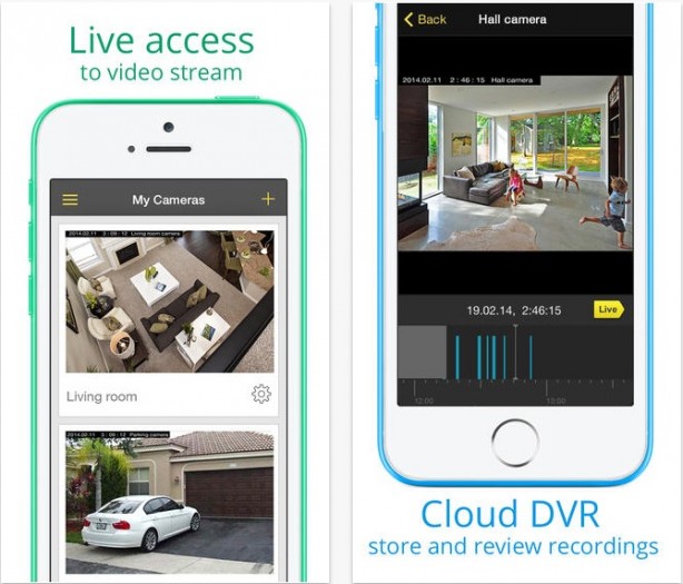 Mobiscope: software di video sorveglianza per iPhone basato sul cloud