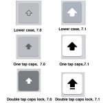 iOS 7.1: ecco come cambia il pulsante di “blocco maiuscole”