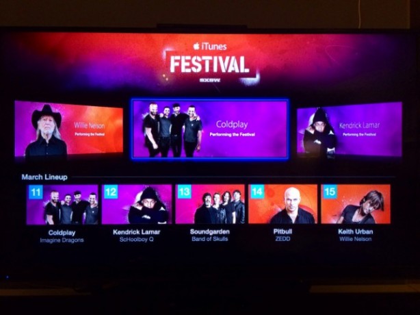 Sulla Apple TV arriva il canale dell’iTunes Festival SXSW