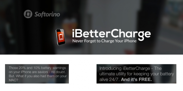 iBetterCharge: tenere d’occhio la carica dell’iPhone sul computer