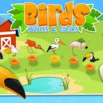 Birds: puzzle e disegni da colorare per i più piccoli in un solo gioco