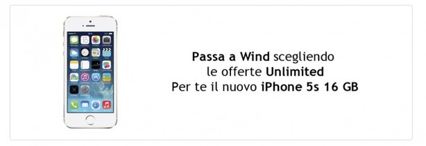 Wind e iPhone 5s: ecco tutte le offerte in abbonamento