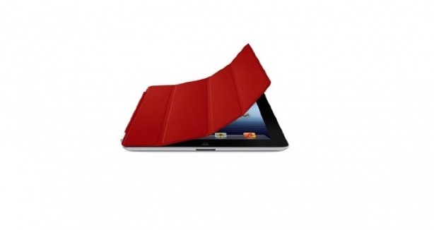 Amazon: in sconto Apple Smart Cover in Pelle per iPad di colore rosso