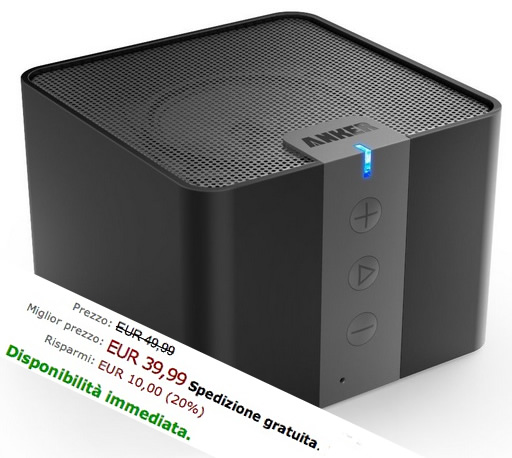 Anker MP141: nuovo speaker Bluetooth in offerta su Amazon