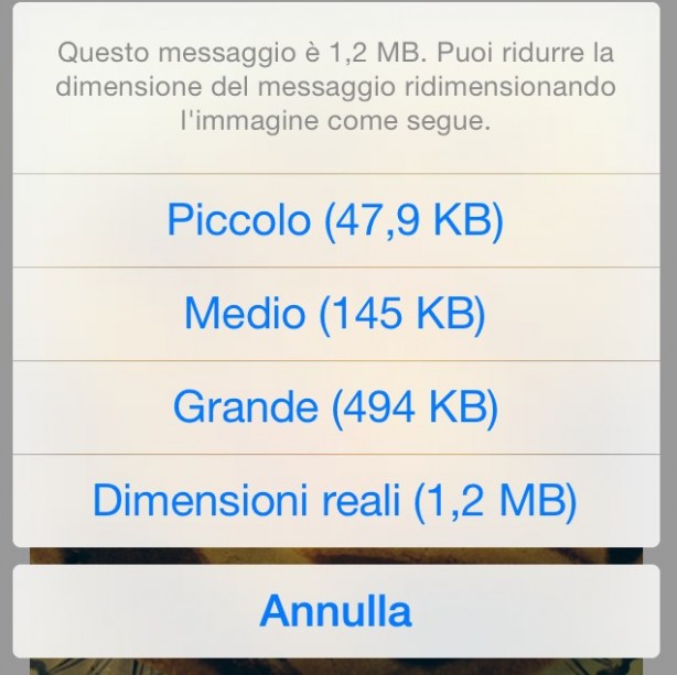 Come ridurre il peso delle immagini su iPhone grazie a Mail