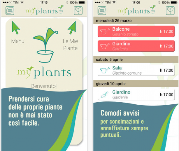 myPlants, l’app per tenere cura delle tue piante