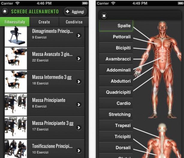 Fitnessitaly: un’app per tenere a portata di mano la propria scheda di allenamento