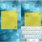Come aggiungere delle note nella schermata di blocco di iOS 7 – Cydia