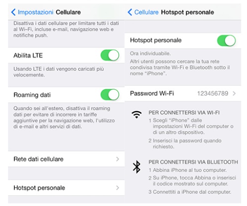 iOS 7.1.1 risolve i problemi di Hotspot con alcuni operatori