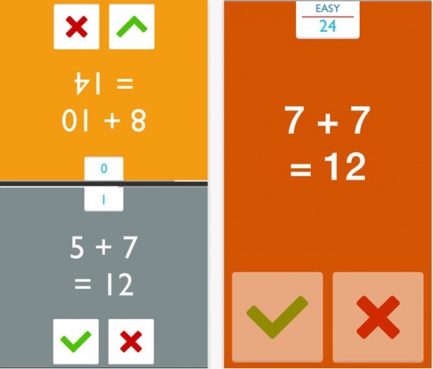 1 Second Math: gioco gratuito di velocità basato sulla matematica