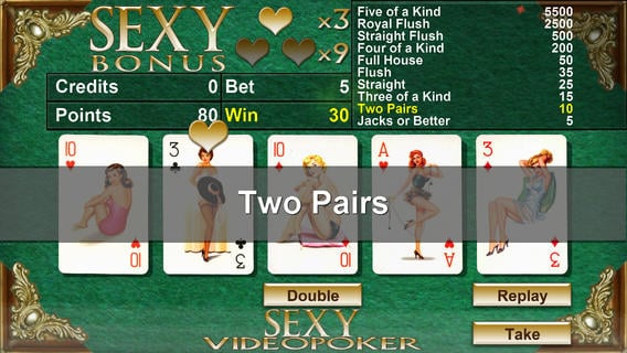 Sexy Videopoker iPhone pic1