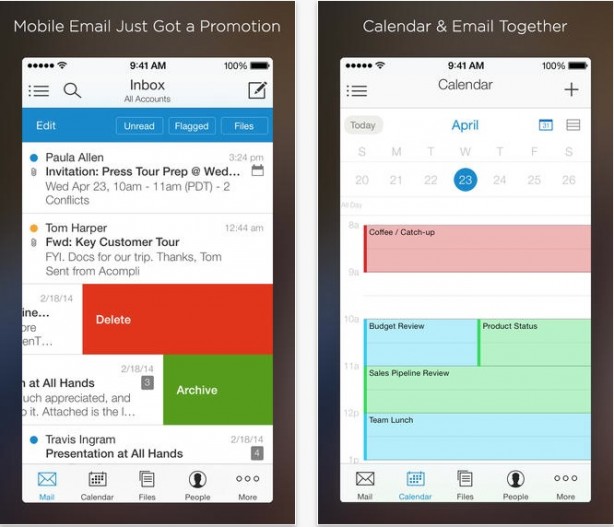 Acompli, la soluzione gratuita per avere client mail, calendario e gestore file in un’unica app