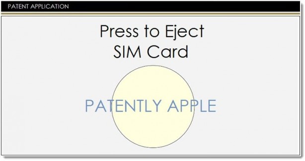 Apple brevetta un tasto touchscreen per espellere la SIM