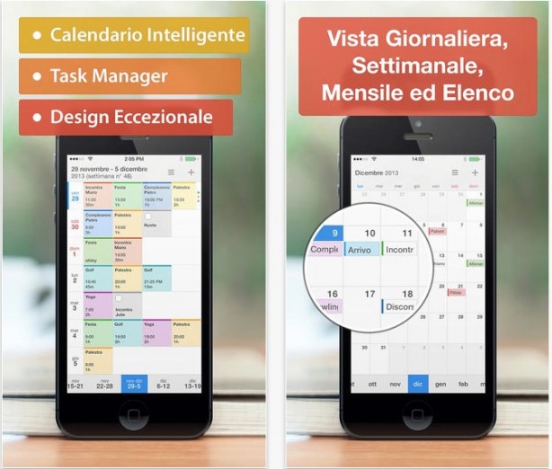 Calendars 5 aggiunge il supporto allo smart input in italiano