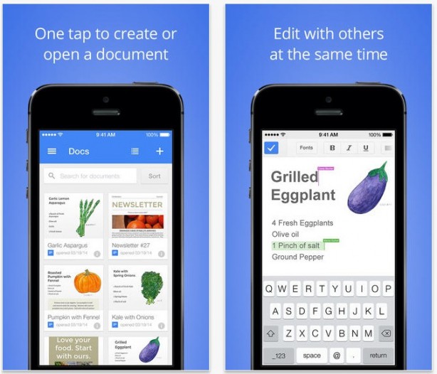L’app Documenti Google è finalmente disponibile su iPhone ed iPad