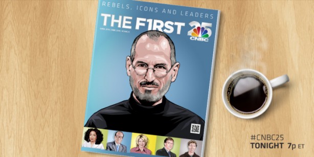 Steve Jobs 1° nella classifica dei leader più influenti degli ultimi 25 anni secondo CNBC