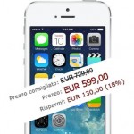 Apple iPhone 5s da 16 GB a 599 € su Amazon