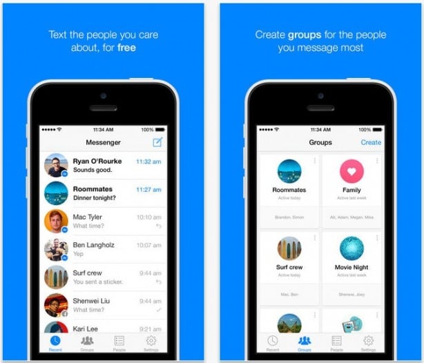 Facebook Messenger introduce la creazione di gruppi e l’inoltro di messaggi ad altre persone