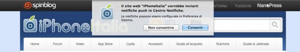 notifiche iphoneitalia