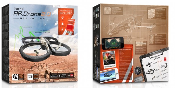 parrot drone gps edition