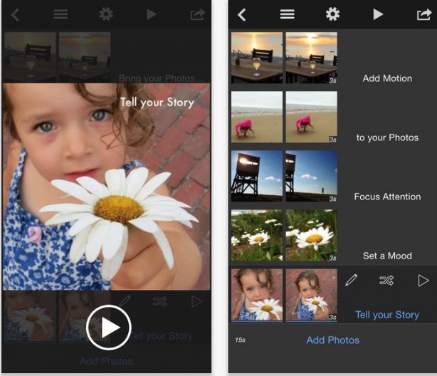 PhotoMotion: in offerta gratuita l’app per creare slideshow con l’iPhone