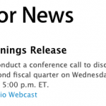 Apple annuncia la conferenza finanziaria Q2 2014