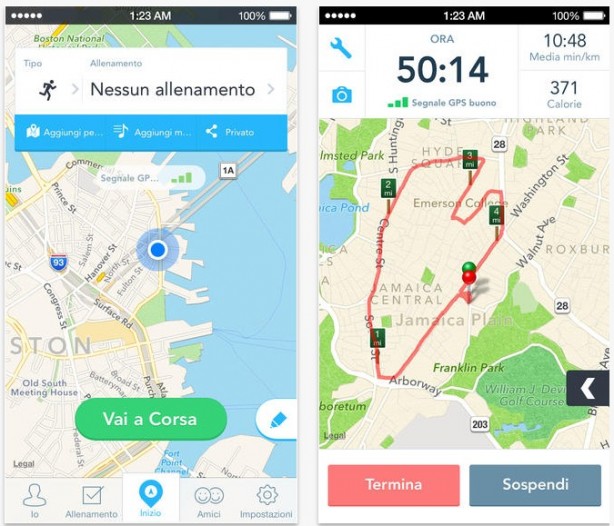 RunKeeper, app per gli sportivi, si aggiorna con importanti novità