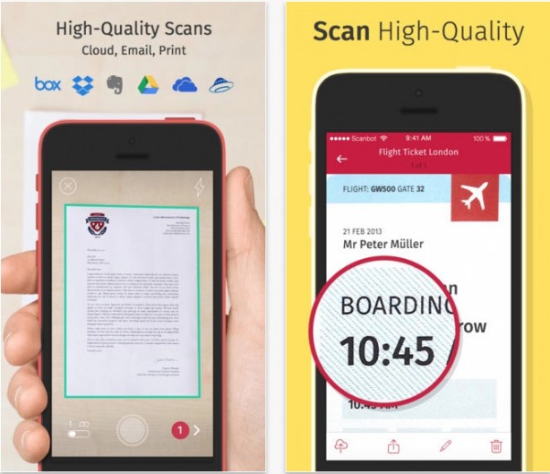 Scanbot, un nuovo titolo per usare l’iPhone come scanner