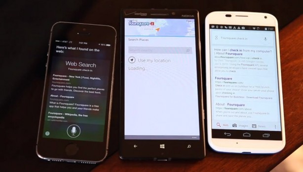 Ecco un video comparativo tra Siri, Google Now e Cortana