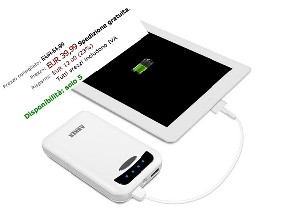 Anker E4 da 13.000 mAh: in offerta su Amazon la batteria esterna per iPhone e iPad