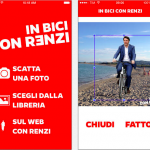 In bici con Renzi, per inserire il Premier in ogni foto