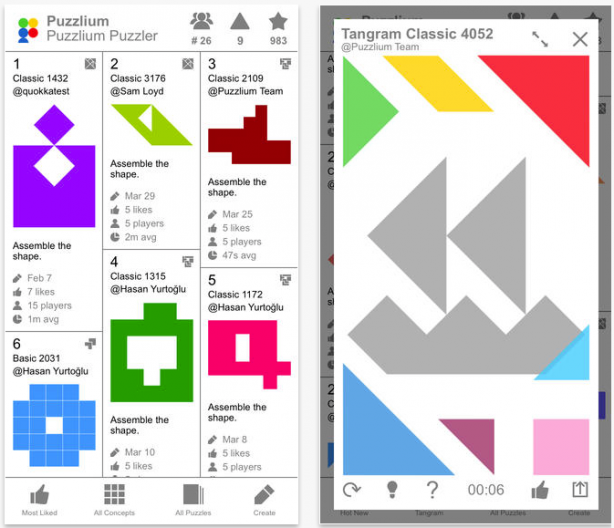 Puzzlium: puzzle social per iOS