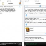 Inviare foto, documenti e altro da iPhone a Mac e viceversa con copybin