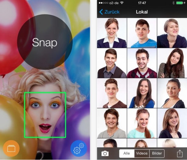FaceSnap: app gratuita per scattare foto e selfie in modo automatico