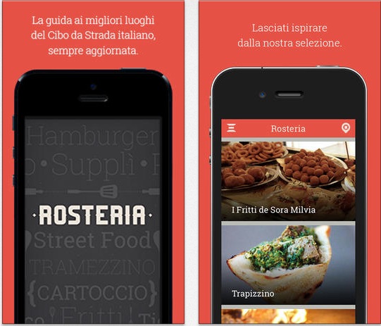 Rosteria, il meglio dello Street Food italiano a portata di iPhone