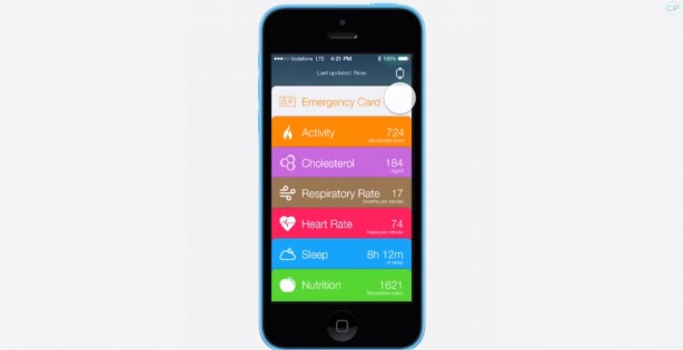 Ecco un nuovo concept di Healthbook su iOS 8