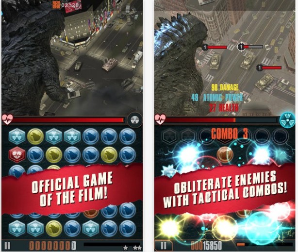 Su App Store il gioco ufficiale del film Godzilla