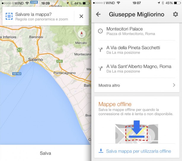 Google Maps: ecco come salvare le mappe offline