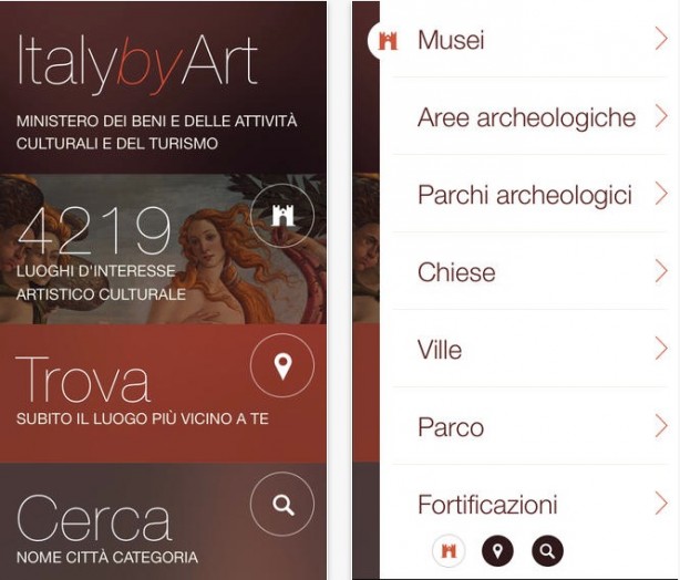 “Italy By Art”, l’app del Ministero per promuovere le bellezze dell’Italia