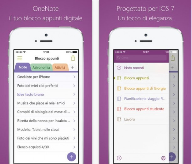 Nuovo aggiornamento per OneNote di Microsoft